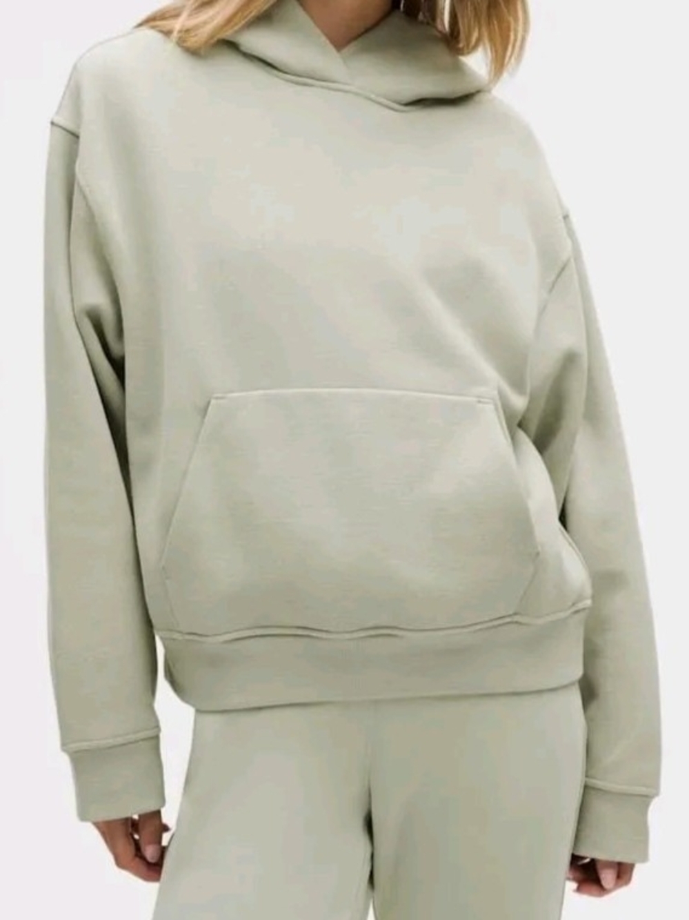 NWT  Lululemon W Steady State Oversized Hoodie Fog  M / L